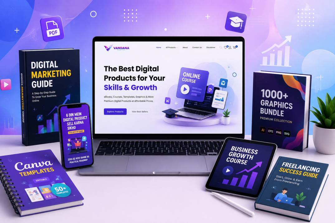 Premium Digital Products Store | Ebooks, Courses & Templates